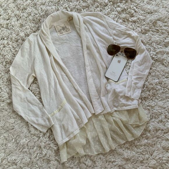 Anthropologie Waterfall Open Knit Sweater - Picture 1 of 6